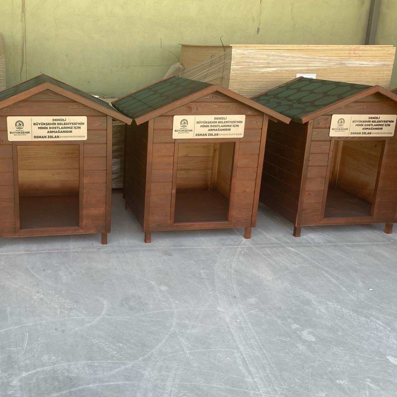 Minik Dostlarımız için kulübe