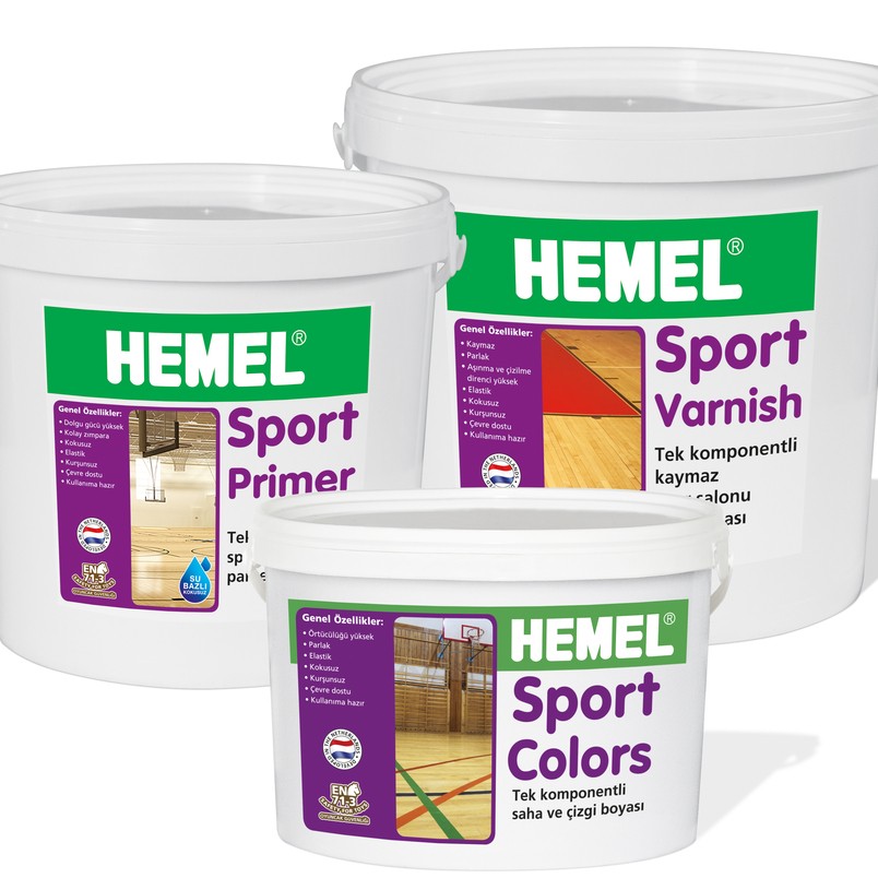 HEMEL® Spor Salonu Cila Sistemi